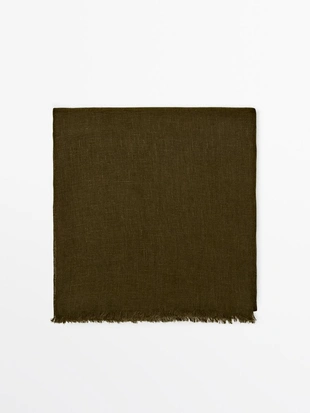 Шарф из 100% льна- Заказать в России