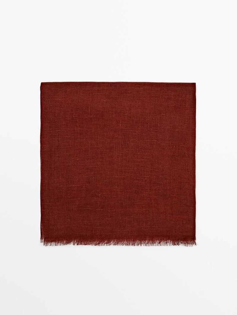 Шарф из 100% льна