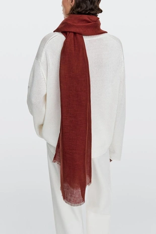 Шарф из 100% льна- Заказать в России