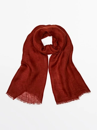 Шарф из 100% льна- Заказать в России