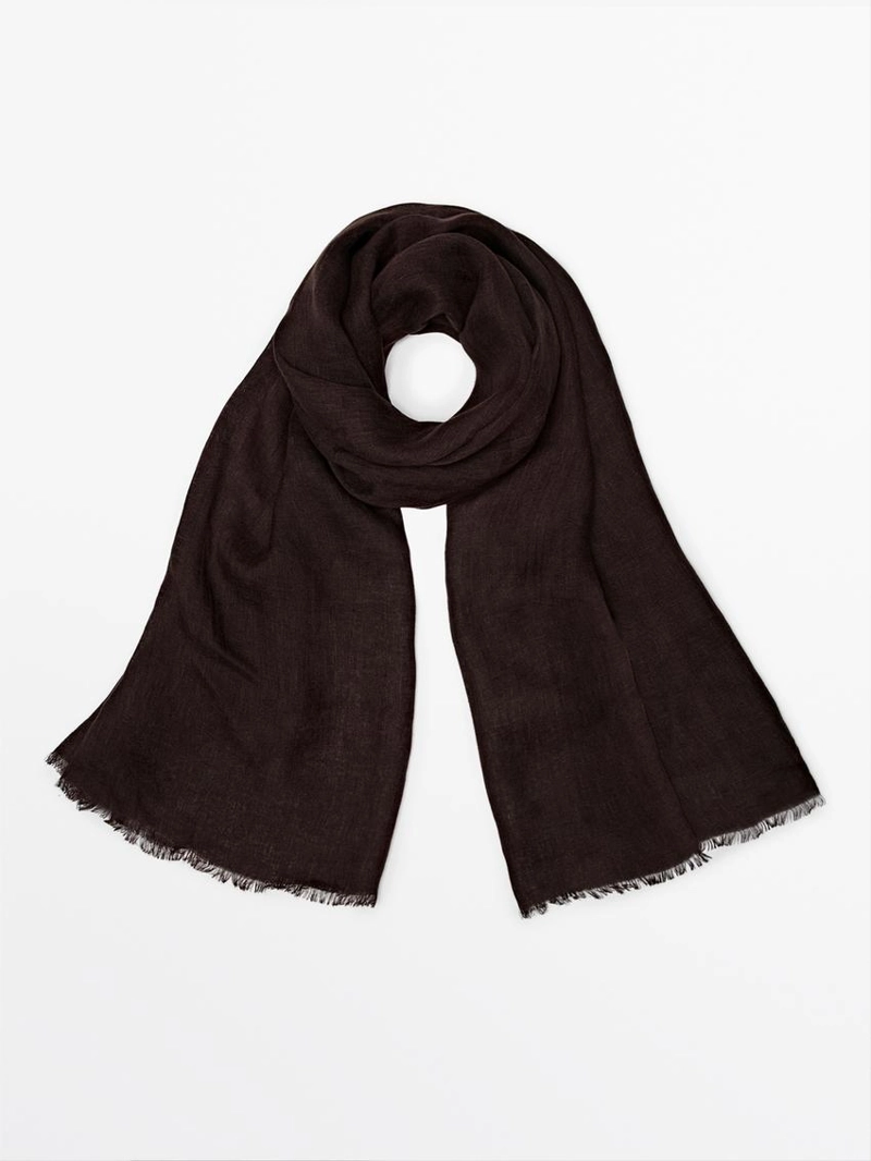 Шарф из 100% льна