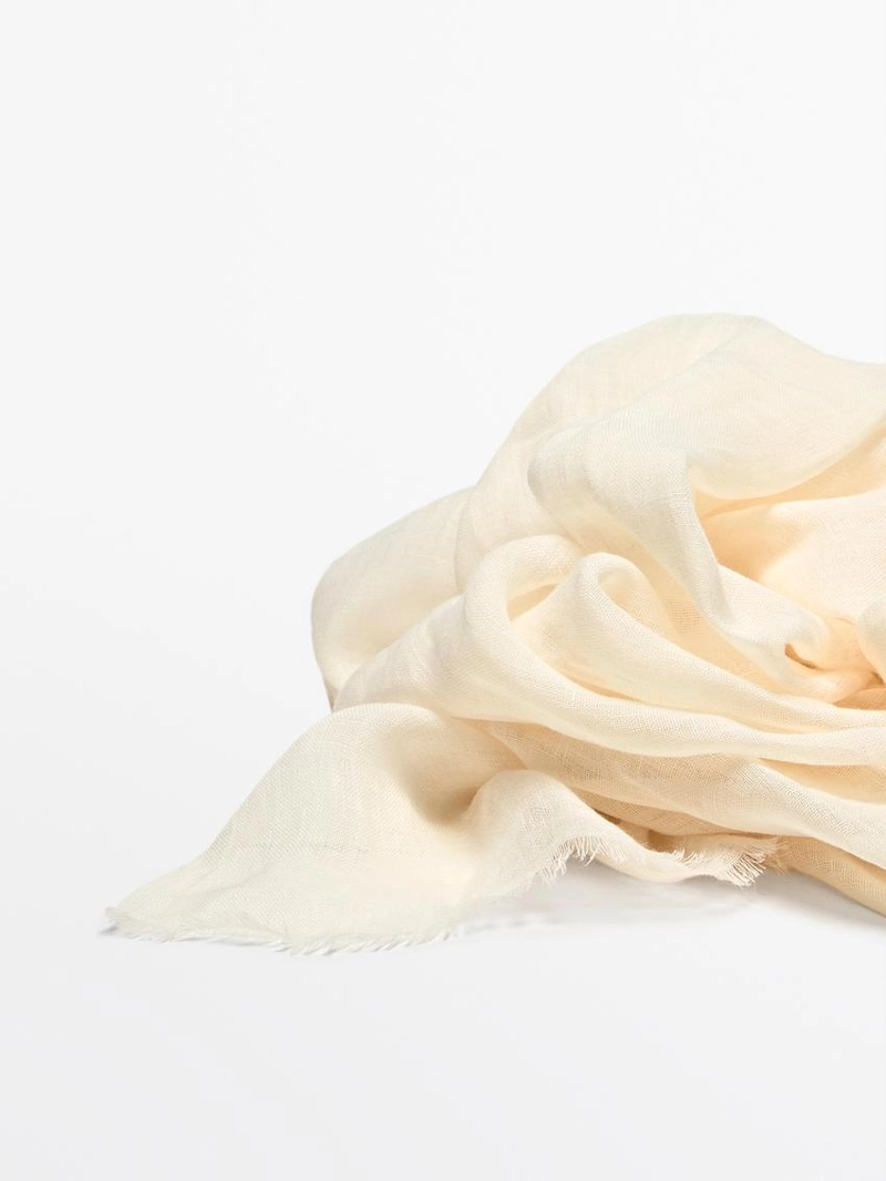 Шарф из 100% льна