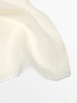 Шарф из 100% льна- Заказать в России