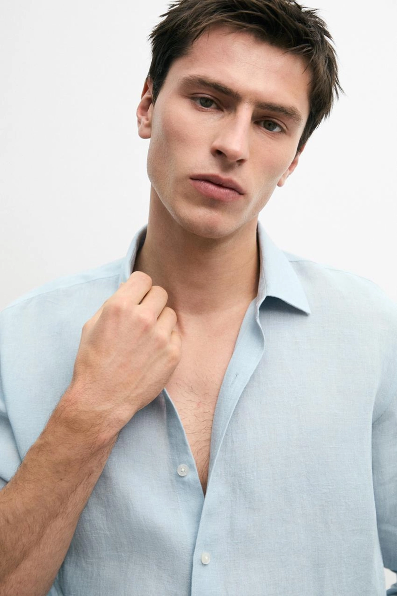 Рубашка из 100% льна