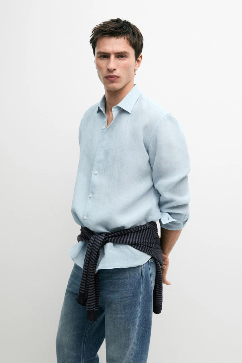 Рубашка из 100% льна