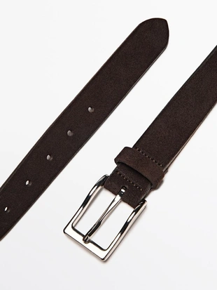 Кожанный ремень из мягкой натуральной кожи- Заказать в России