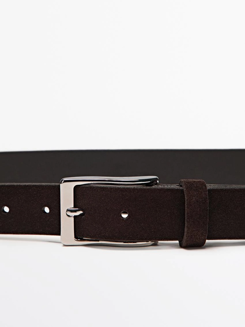 Кожанный ремень из мягкой натуральной кожи