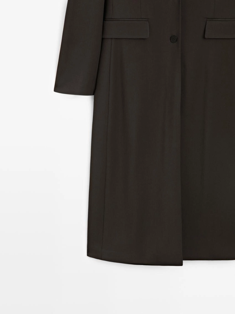 Пальто из текстиля