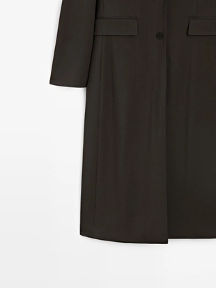 Пальто из текстиля- Заказать в России