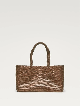 Средняя сумка из плетёной телячьей кожи- Заказать в России