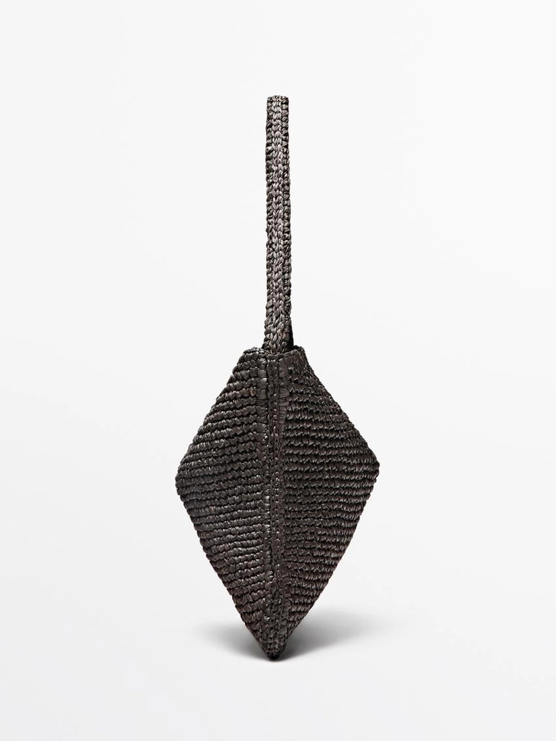 Сумка через плечо small из рафии