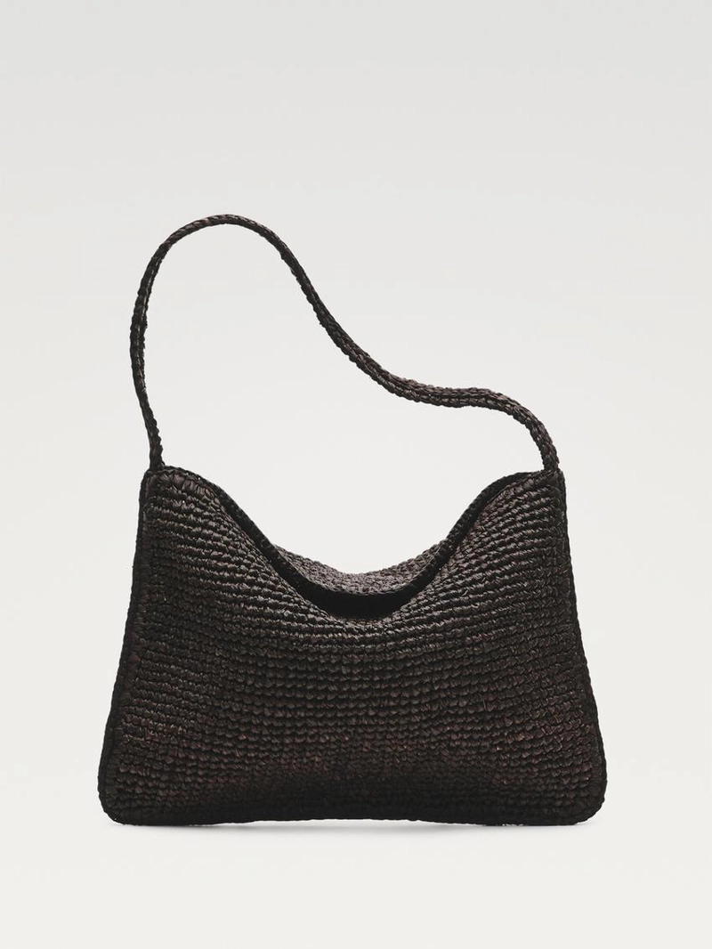 Сумка через плечо small из рафии