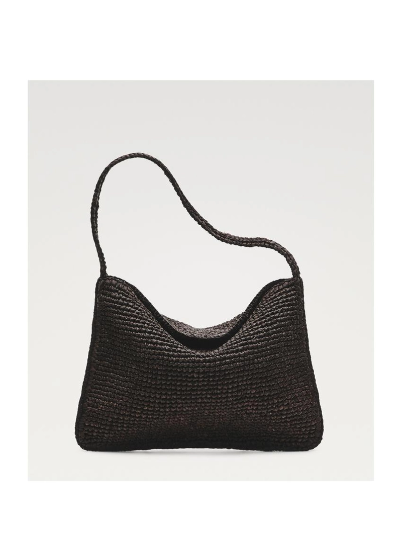 Сумка через плечо small из рафии