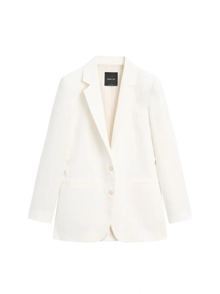 Оверсайз льняной пиджак- Заказать в России