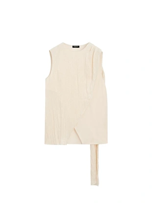 Топ с перекрестными лямками и деталью на плече- Заказать в России