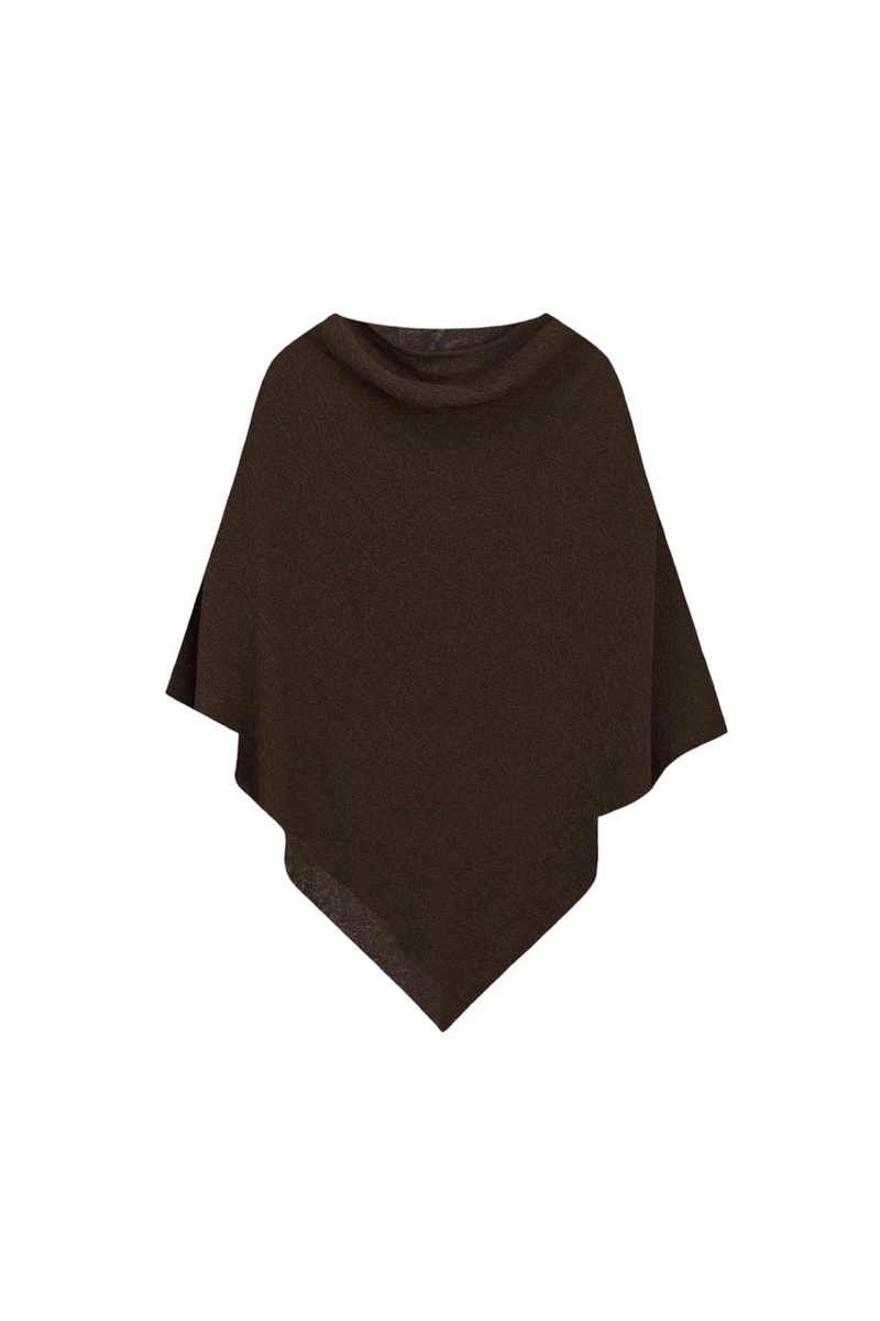 Асимметричная хлопковая накидка