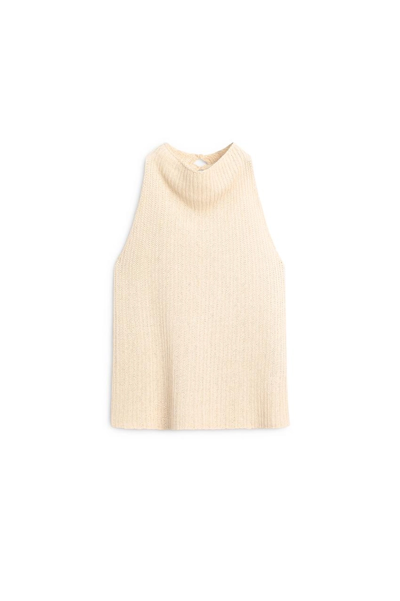 Топ из льняной смеси