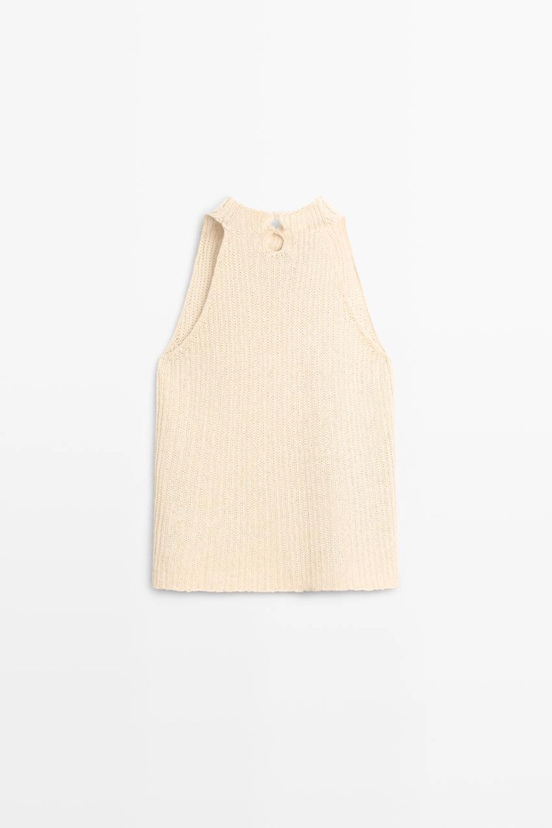 Топ из льняной смеси