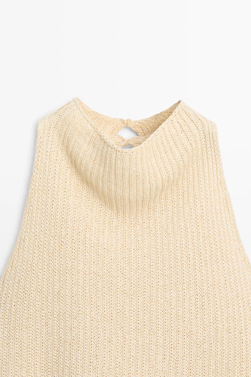 Топ из льняной смеси