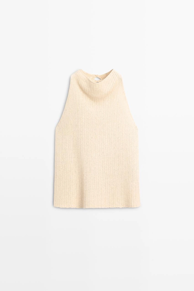 Топ из льняной смеси