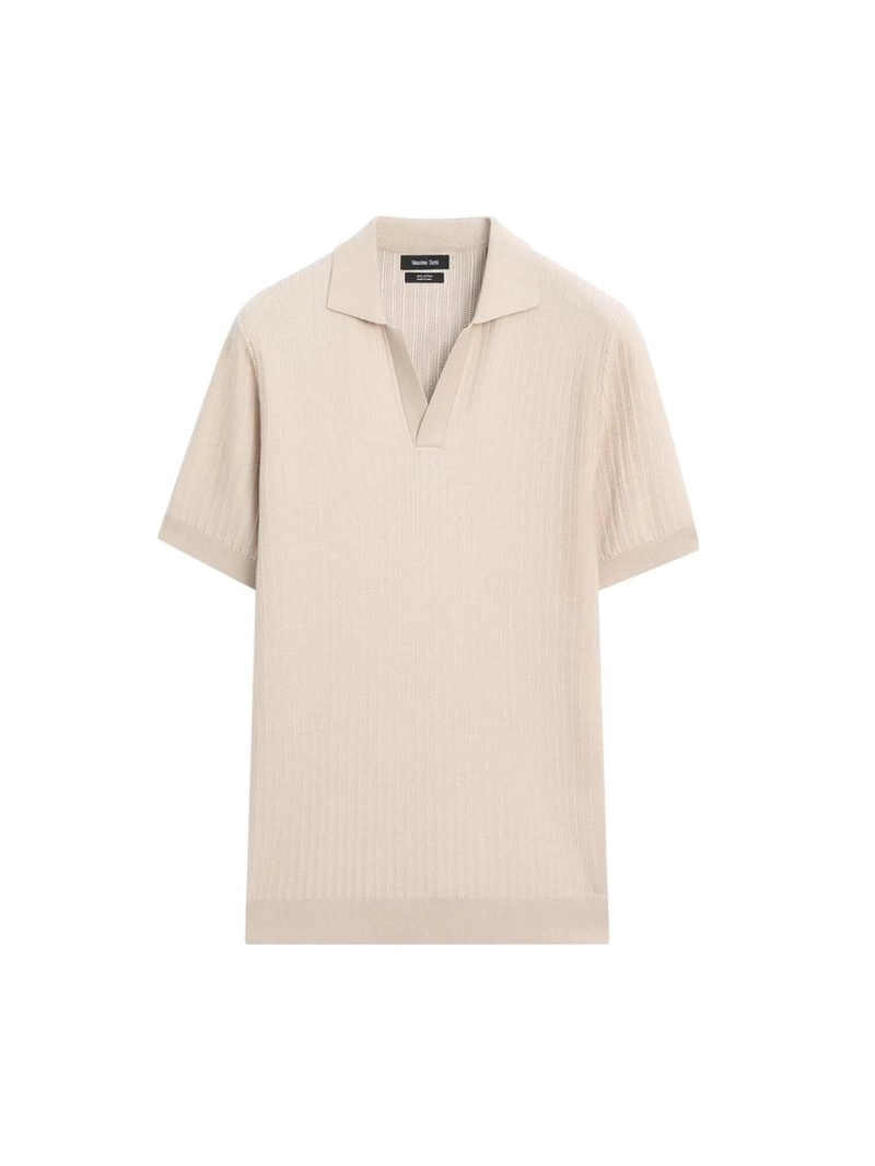 Джемпер-поло с жаккардовым узором