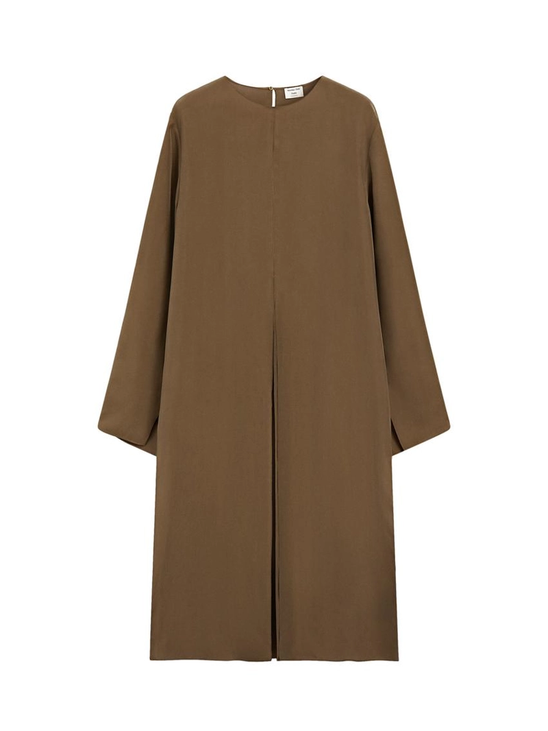 Длинный топ с разрезом 100% шелк - studio