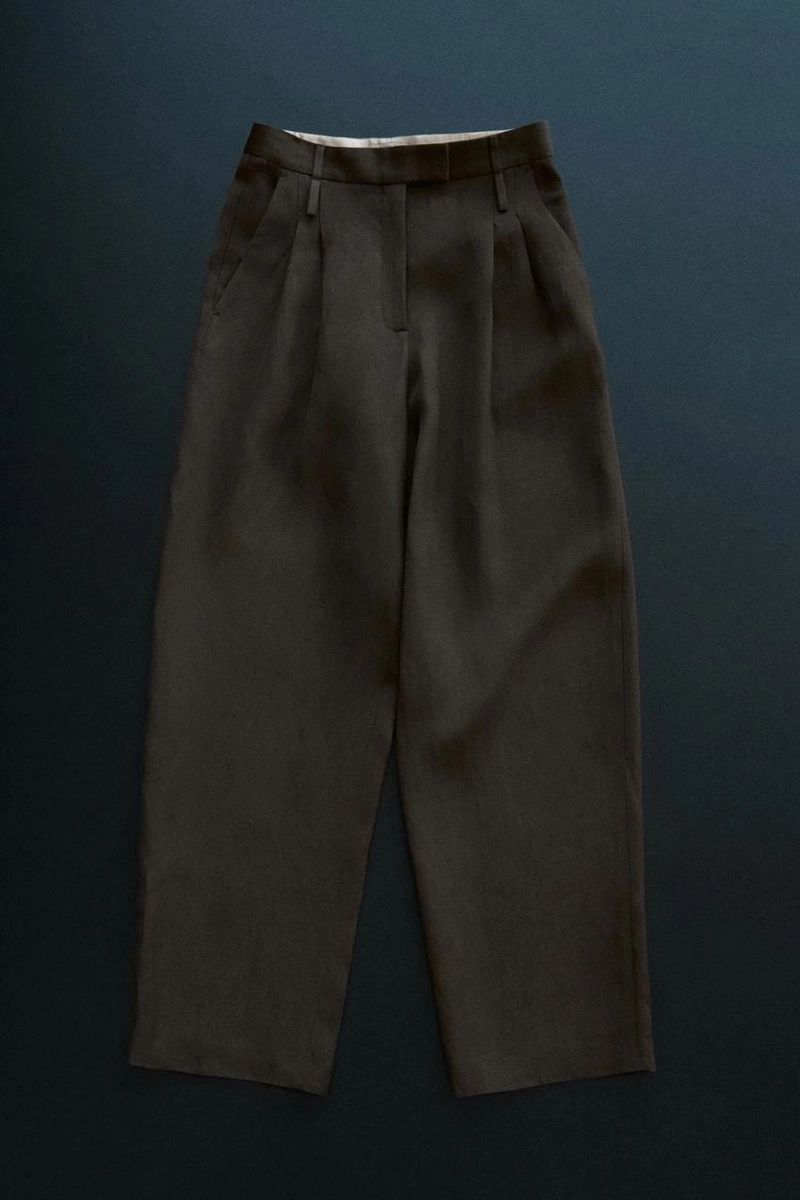 Брюки с линией вытачек и петлями для ремня - studio