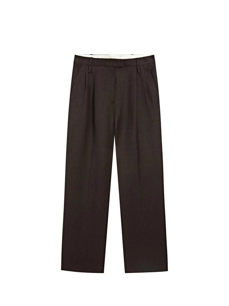 Брюки с линией вытачек и петлями для ремня - studio