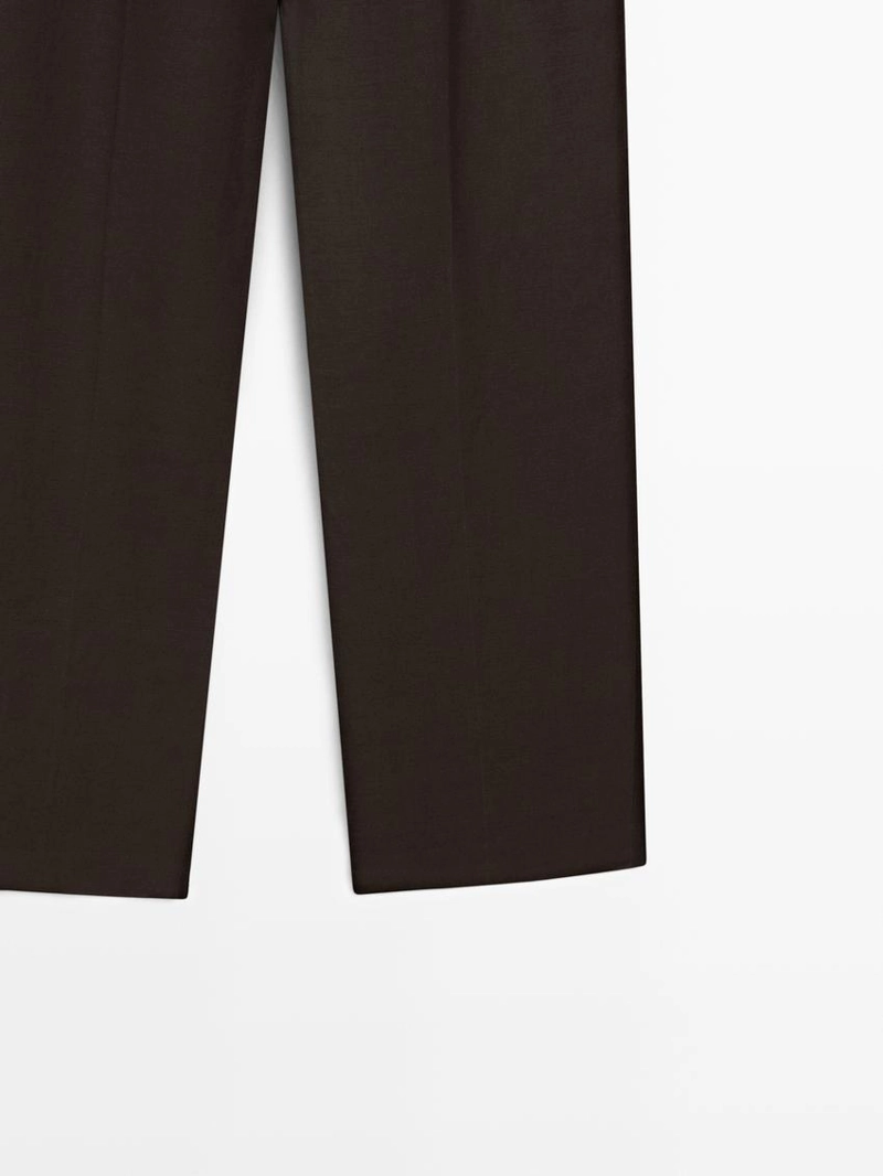 Брюки с линией вытачек и петлями для ремня - studio