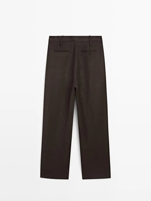 Брюки с линией вытачек и петлями для ремня - studio- Заказать в России