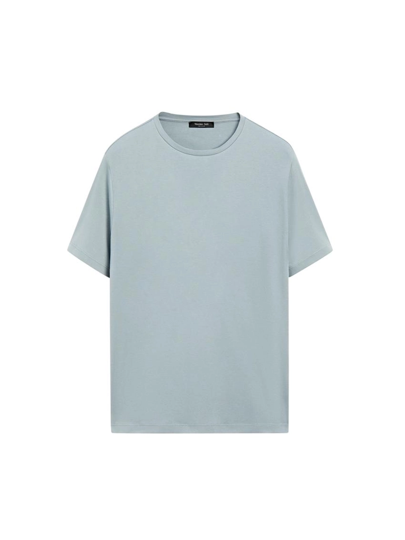 Футболка из хлопкового микса с коротким рукавом