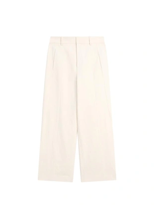 Брюки linen and cotton barrel fit- Заказать в России