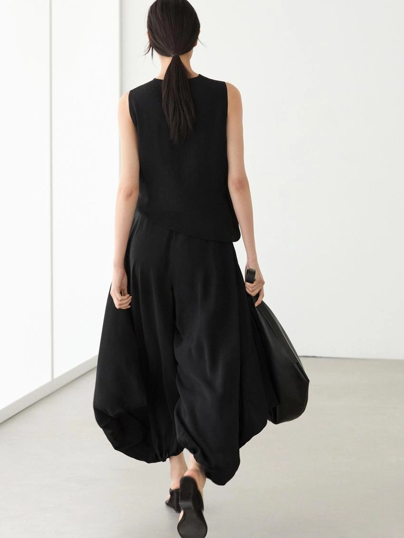 Потоковый полупрозрачный комбинезон-платье