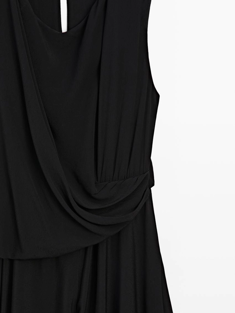 Потоковый полупрозрачный комбинезон-платье