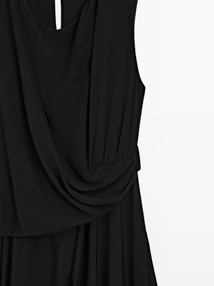 Потоковый полупрозрачный комбинезон-платье- Заказать в России