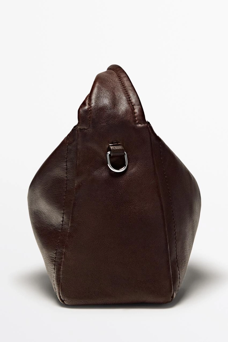 Сумка через плечо из натуральной кожи наппа