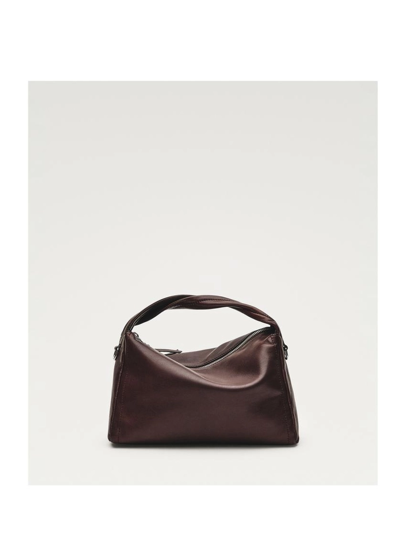 Сумка через плечо из натуральной кожи наппа