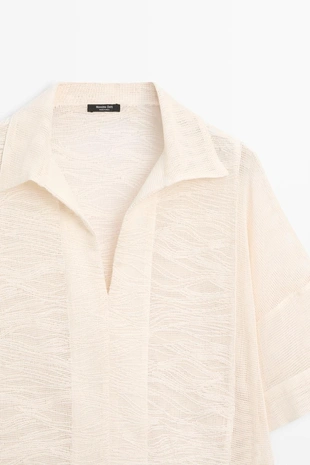 Поло из 100% хлопка с вышивкой- Заказать в России