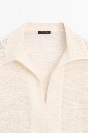 Поло из 100% хлопка с вышивкой- Заказать в России