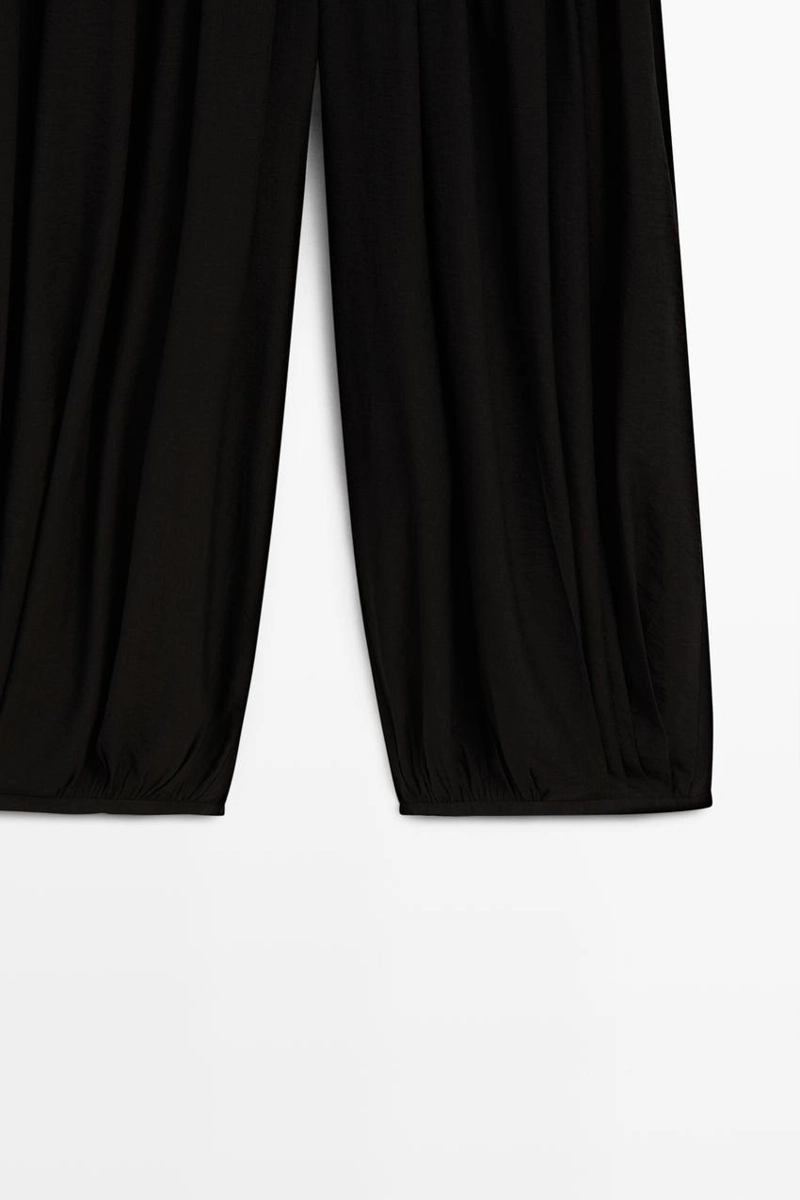 Брюки с контрастным швом