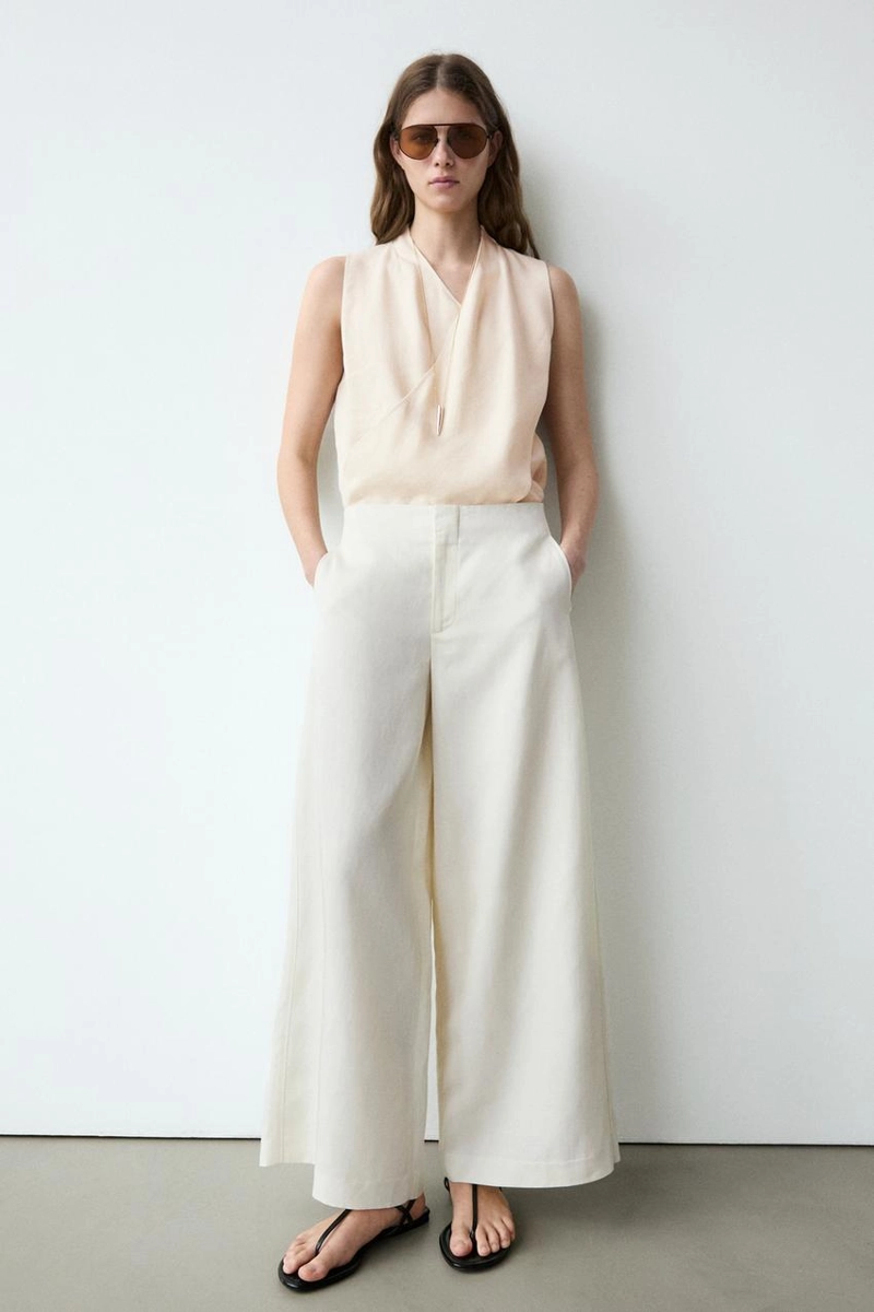 Брюки широкого кроя flowing