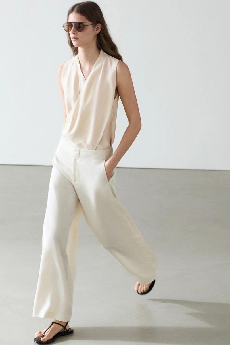 Брюки широкого кроя flowing