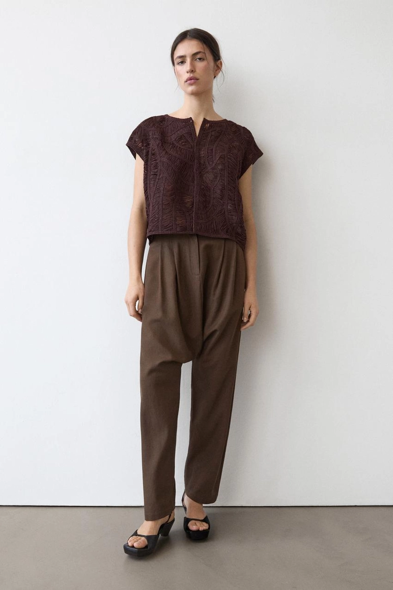 Жилет вязаный крючком