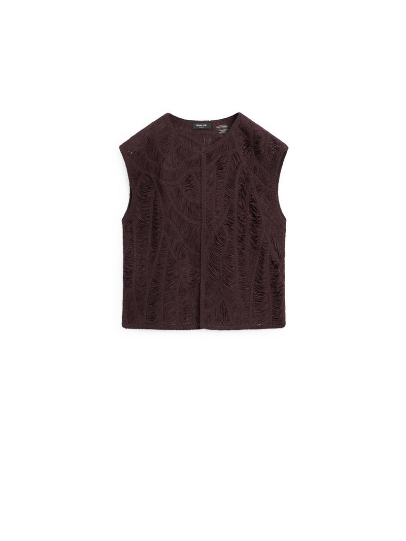 Жилет вязаный крючком