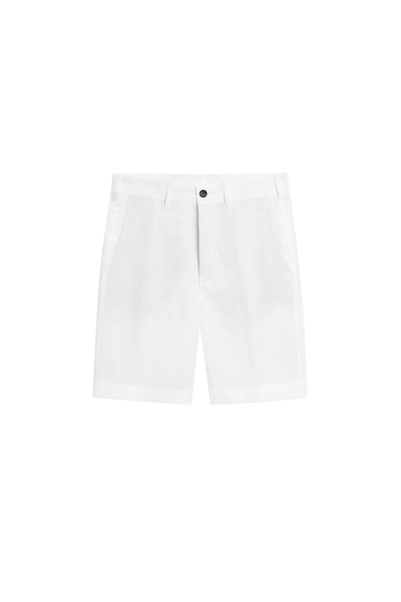 Шорты-бермуды из 100% льна