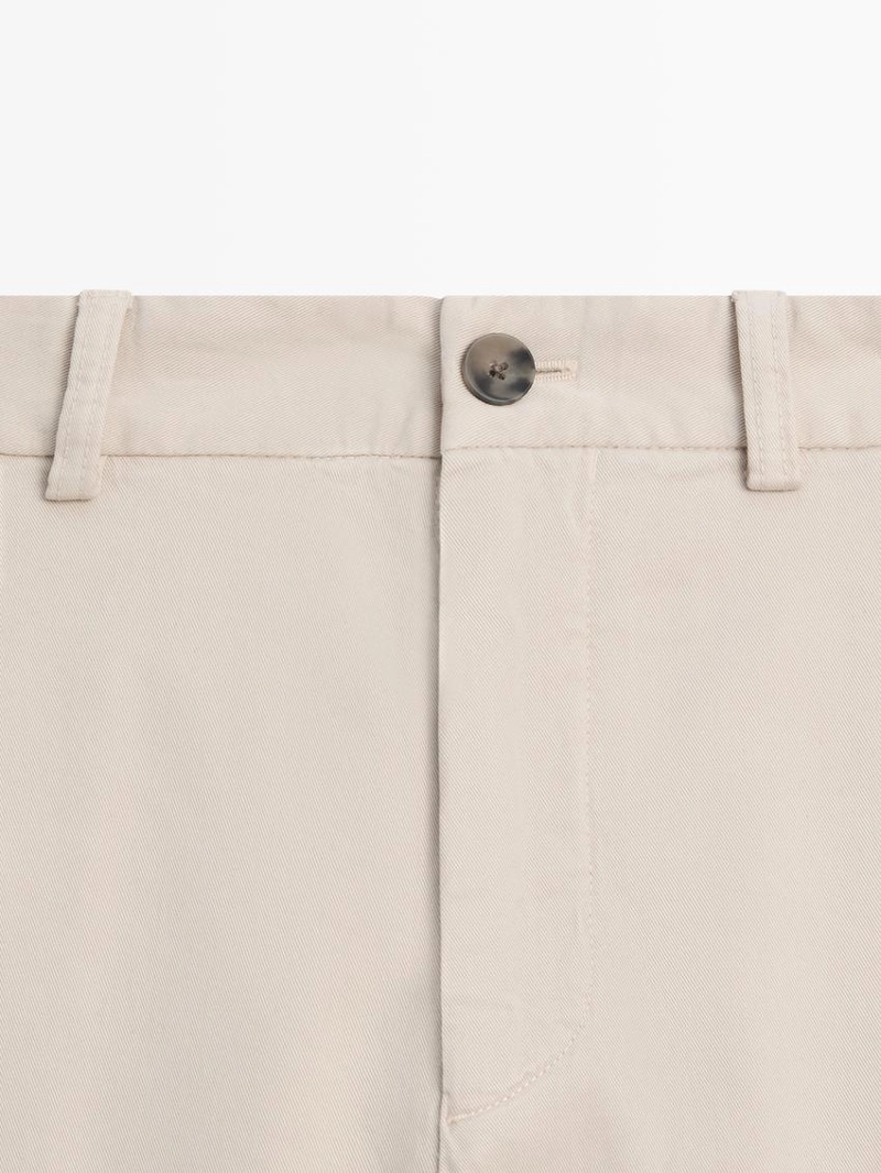 Хлопковые брюки в стиле джоггер из смеси хлопка