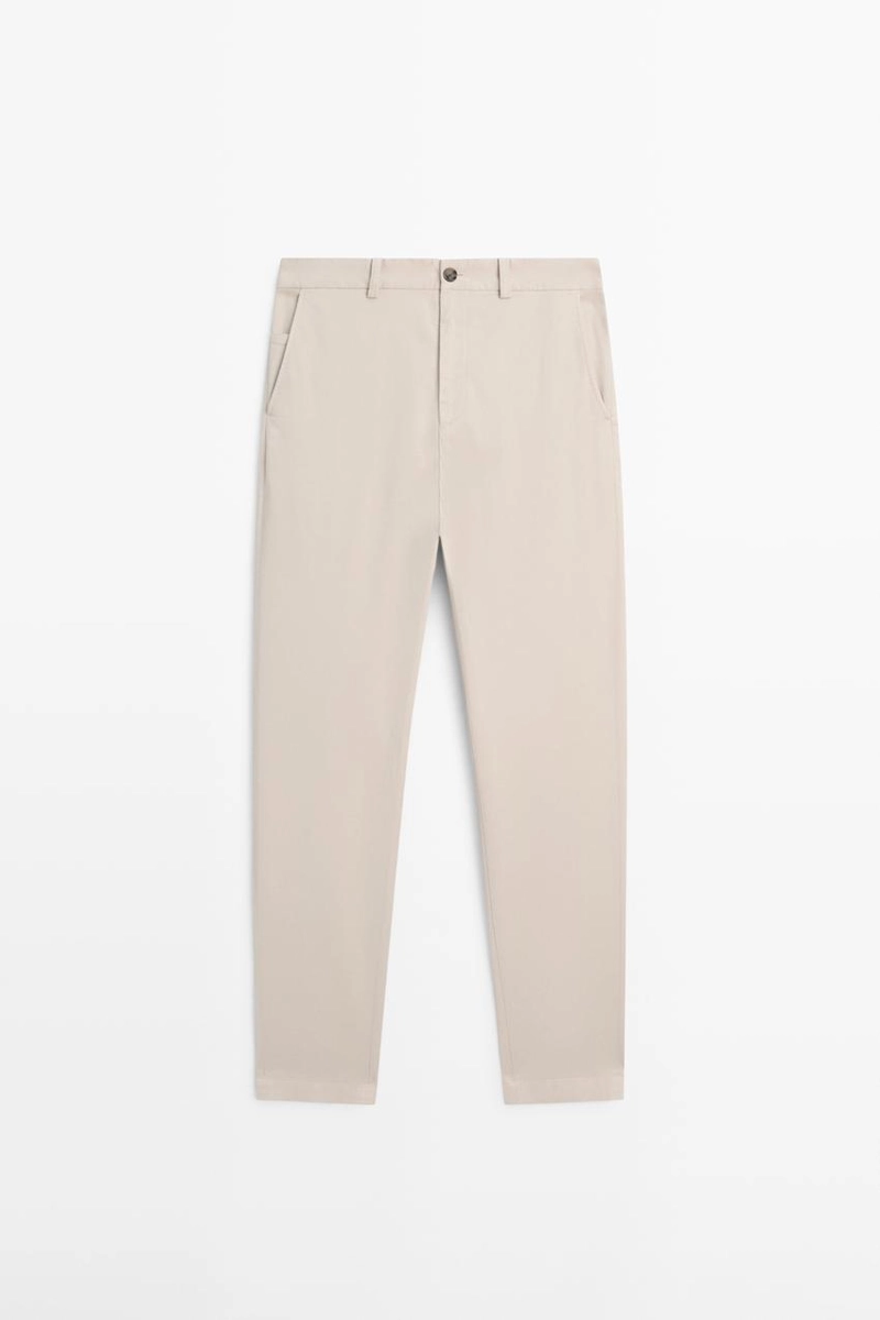 Хлопковые брюки в стиле джоггер из смеси хлопка