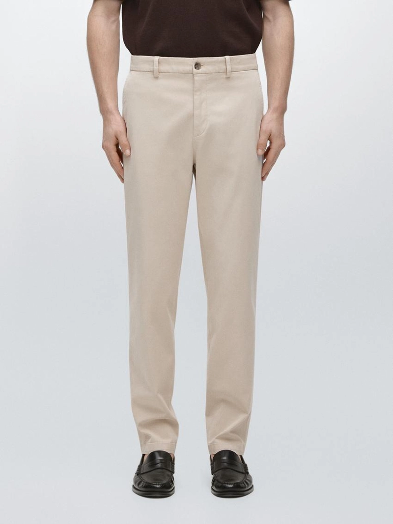 Хлопковые брюки в стиле джоггер из смеси хлопка