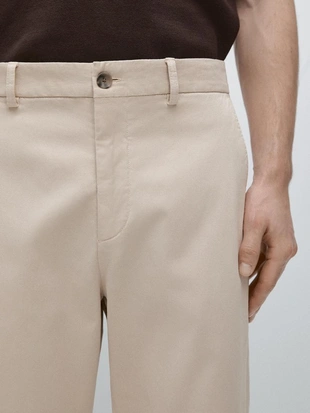 Хлопковые брюки в стиле джоггер из смеси хлопка- Заказать в России