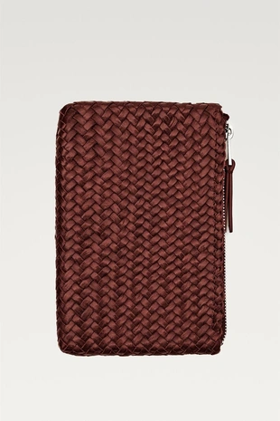 Сумочка-клатч из плетеной кожи наппа- Заказать в России